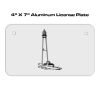 4 X 7 Aluminum License Plate  Thumbnail