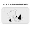 4 X 7 Aluminum License Plate  Thumbnail
