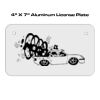 4 X 7 Aluminum License Plate  Thumbnail