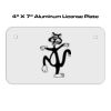 4 X 7 Aluminum License Plate  Thumbnail