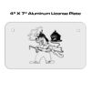 4 X 7 Aluminum License Plate  Thumbnail