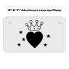 4 X 7 Aluminum License Plate  Thumbnail