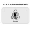 4 X 7 Aluminum License Plate  Thumbnail