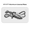 4 X 7 Aluminum License Plate  Thumbnail