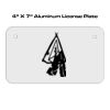 4 X 7 Aluminum License Plate  Thumbnail