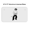 4 X 7 Aluminum License Plate  Thumbnail