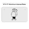 4 X 7 Aluminum License Plate  Thumbnail