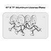 4 X 7 Aluminum License Plate  Thumbnail