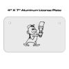 4 X 7 Aluminum License Plate  Thumbnail