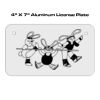 4 X 7 Aluminum License Plate  Thumbnail