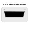 4 X 7 Aluminum License Plate  Thumbnail