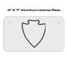 4 X 7 Aluminum License Plate  Thumbnail