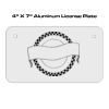 4 X 7 Aluminum License Plate  Thumbnail
