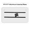 4 X 7 Aluminum License Plate  Thumbnail