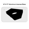 4 X 7 Aluminum License Plate  Thumbnail