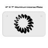 4 X 7 Aluminum License Plate  Thumbnail