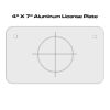 4 X 7 Aluminum License Plate  Thumbnail