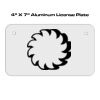 4 X 7 Aluminum License Plate  Thumbnail