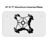 4 X 7 Aluminum License Plate  Thumbnail