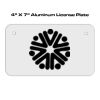 4 X 7 Aluminum License Plate  Thumbnail