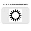 4 X 7 Aluminum License Plate  Thumbnail