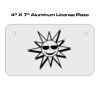 4 X 7 Aluminum License Plate  Thumbnail