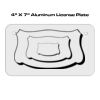 4 X 7 Aluminum License Plate  Thumbnail