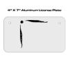 4 X 7 Aluminum License Plate  Thumbnail