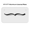 4 X 7 Aluminum License Plate  Thumbnail
