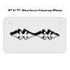 4 X 7 Aluminum License Plate  Thumbnail