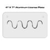 4 X 7 Aluminum License Plate  Thumbnail