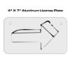 4 X 7 Aluminum License Plate  Thumbnail