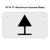 4 X 7 Aluminum License Plate  Thumbnail