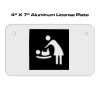 4 X 7 Aluminum License Plate  Thumbnail