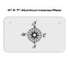4 X 7 Aluminum License Plate  Thumbnail