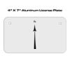 4 X 7 Aluminum License Plate  Thumbnail