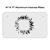 4 X 7 Aluminum License Plate  Thumbnail