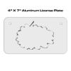 4 X 7 Aluminum License Plate  Thumbnail