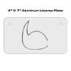 4 X 7 Aluminum License Plate  Thumbnail