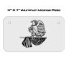 4 X 7 Aluminum License Plate  Thumbnail