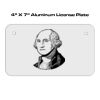 4 X 7 Aluminum License Plate  Thumbnail