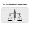 4 X 7 Aluminum License Plate  Thumbnail