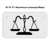 4 X 7 Aluminum License Plate  Thumbnail