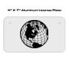 4 X 7 Aluminum License Plate  Thumbnail