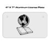 4 X 7 Aluminum License Plate  Thumbnail