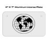 4 X 7 Aluminum License Plate  Thumbnail