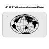 4 X 7 Aluminum License Plate  Thumbnail
