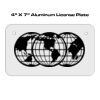 4 X 7 Aluminum License Plate  Thumbnail