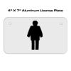 4 X 7 Aluminum License Plate  Thumbnail