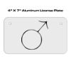4 X 7 Aluminum License Plate  Thumbnail